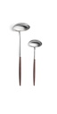 Cuillère à dessert Goa Borwn Silver | Val-Enza | Cutipol