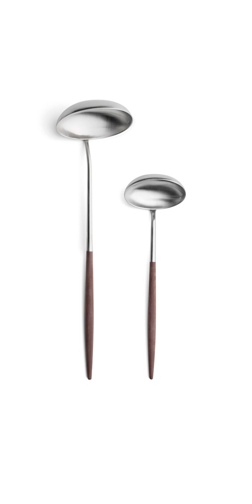 Cuillère à dessert Goa Borwn Silver | Val-Enza | Cutipol