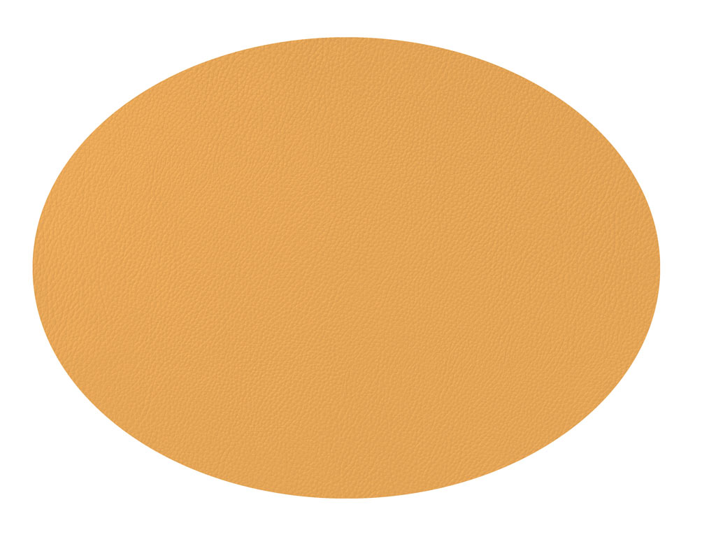 Set de table ovale Ocre Nappa