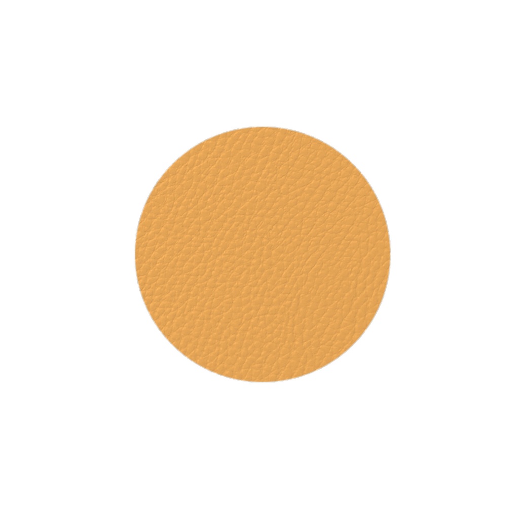 Sous-verre Ø10cm Ocre Nappa - Set/4