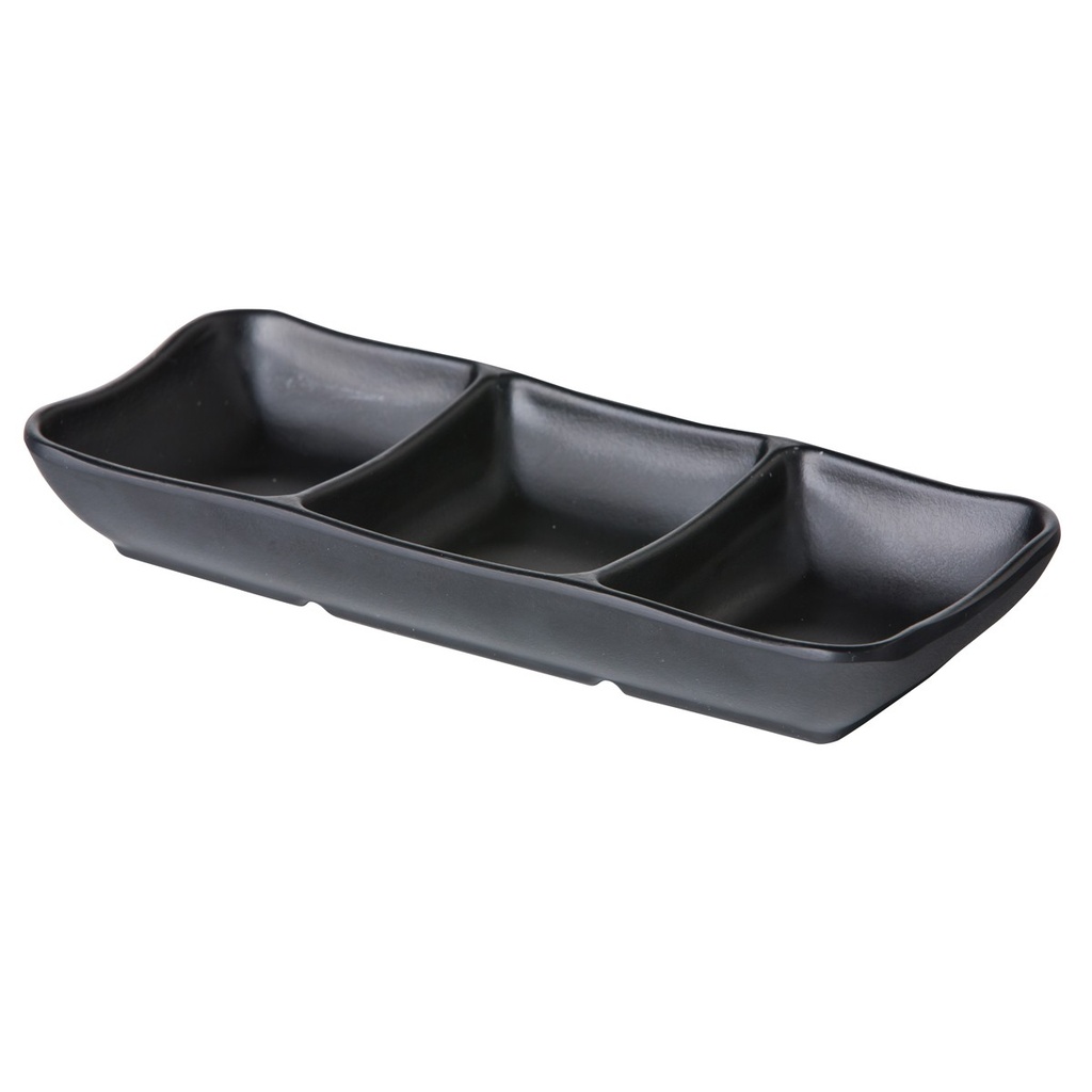 Plat 3 parties 19x8xH3cm Asia