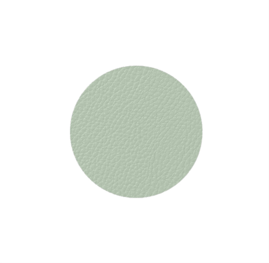 Sous-verre Ø10cm Vert Nappa - Set/4