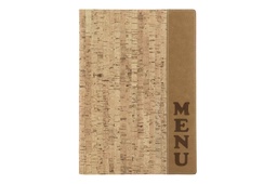 [VEMCDRA4CORK] Protège-menu A4 look liège
