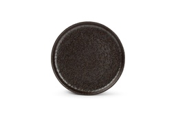 [VE804041] Assiette Ø22xH3cm Tabo Chocolat