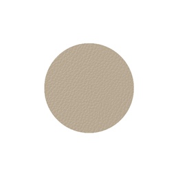[VE937222] Sous-verre Ø10cm Taupe Nappa - Set/4