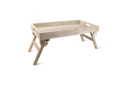 [VE764038] Plateau sur pied 55cm Wood Grand