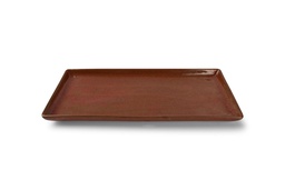 [VE606705] Plat à servir 36x16xH2,5cm Red Tapa