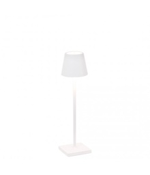 [VELD0490B3] Lampe de table Ø7xH27cm White Poldina
