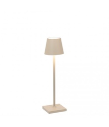 [VELD0490S3] Lampe de table Ø7xH27cm Sand Poldina