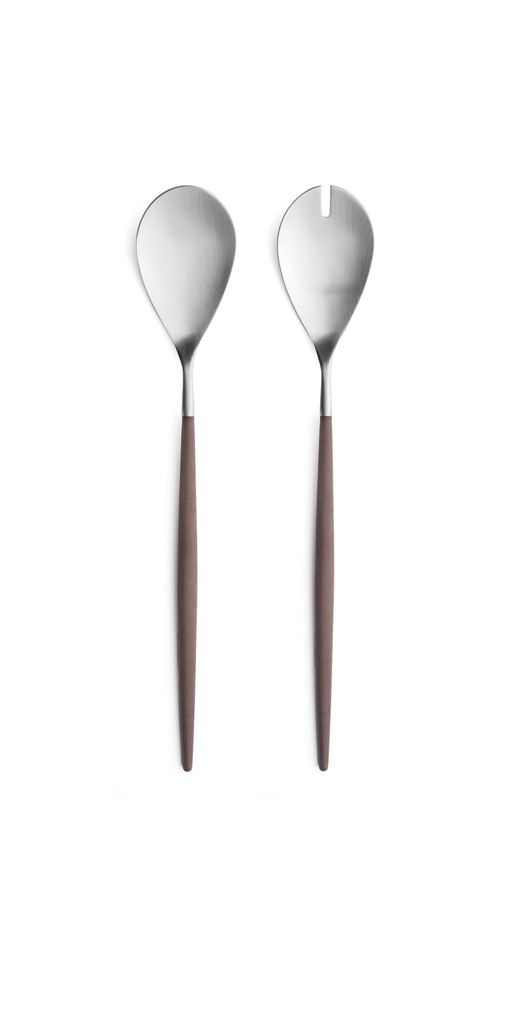 Cuillère à dessert Goa Borwn Silver | Val-Enza | Cutipol