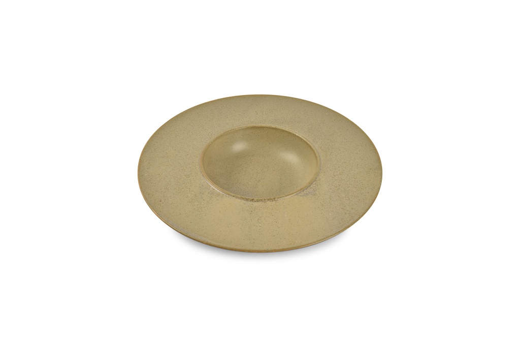 Assiette ailée Ø24xH4cm Cirro Beige 