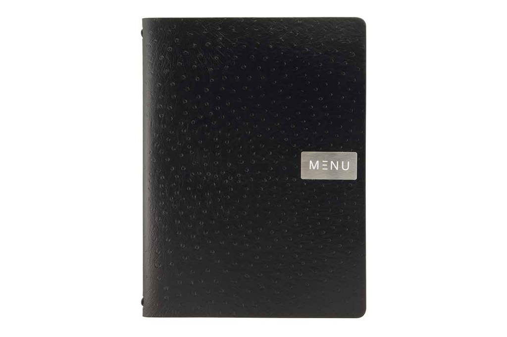 Protège-menu A4 noir