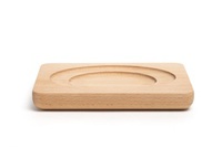 [VE7790] Support en bois oval Ø20x14xH2,5cm Sala