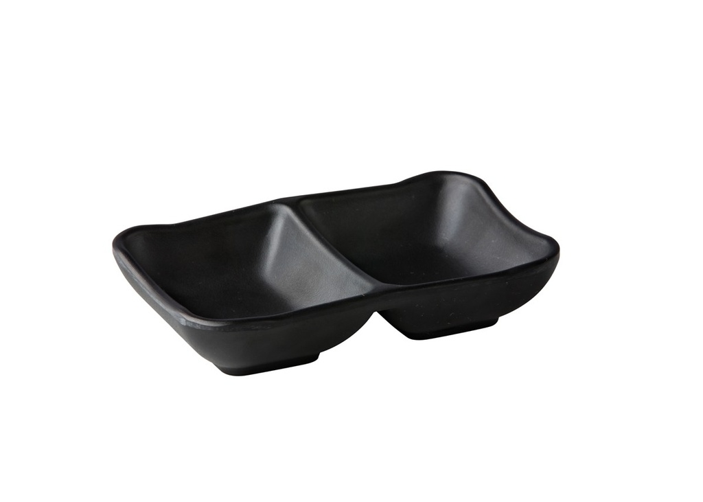 Plat 2 parties 13x8,5xH3cm Asia