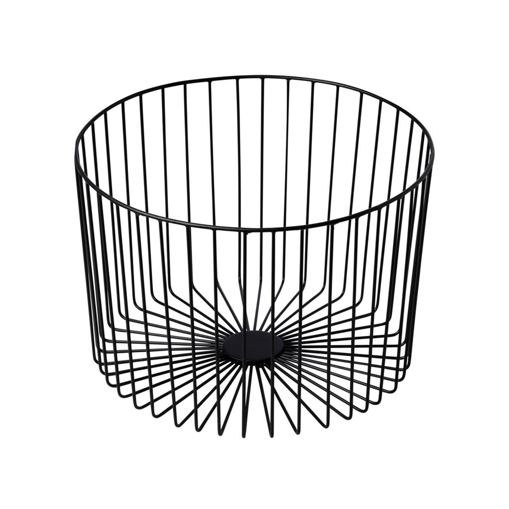 Corbeille Ø33xH23cm Black