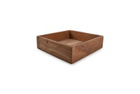 [VE764617] Plateau 24x24xH6,5cm Wood Venna