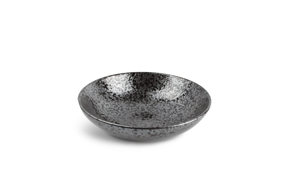 Assiette creuse Ø22,5xH7cm Oxido Black