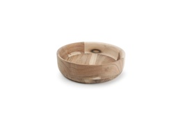 [VE764008] Plat Ø22xH6cm Wood Fuente