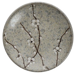 [VE16613] Assiette Ø25,5cm Grey Soshun