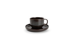 [VE804050] Tasse 24cl &amp; soucoupe Tabo Chocolat