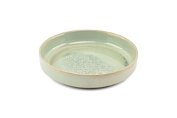 [VE604923] Assiette creuse Ø22xH4,5cm Turquoise Structo
